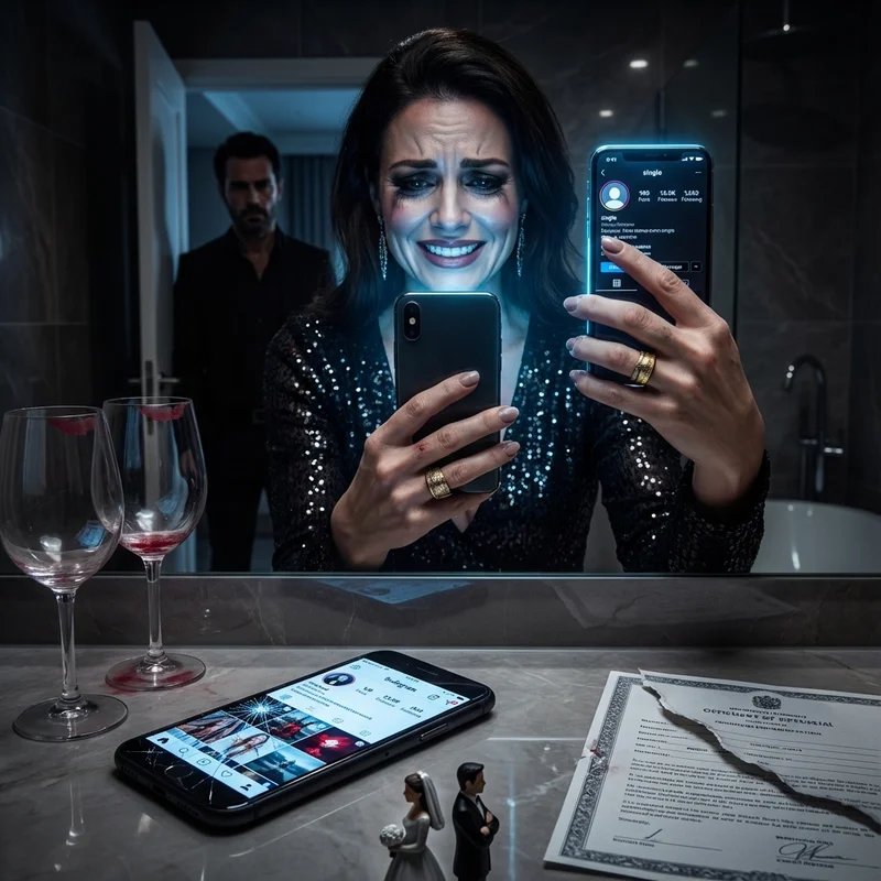 CASADA NO PAPEL, SOLTEIRA NO INSTA